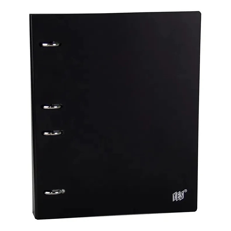Fichário Caderno Argolado B5 Colegial Yes Preto em Oferta na Shopee