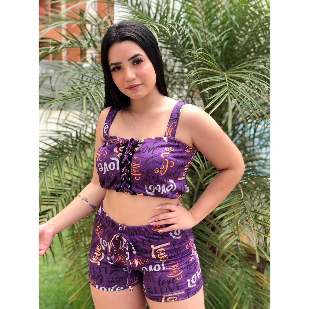 moda feminina shorts e blusas