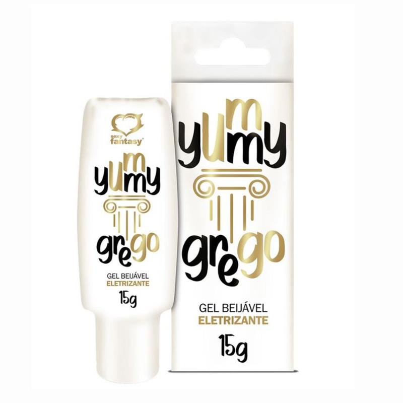 Gel Beijável Eletrizante - Sexy Fantasy Yummy Grego - 15g em Oferta na Shopee
