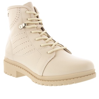 Bota Coturno Mississipi Plataforma Tratorado Perfuros Off White