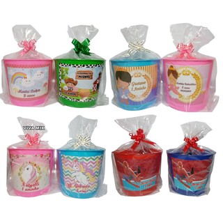 25 Baldes De Pipoca Grande 1,5 Lt  Personalizado + Embalagem de Brinde