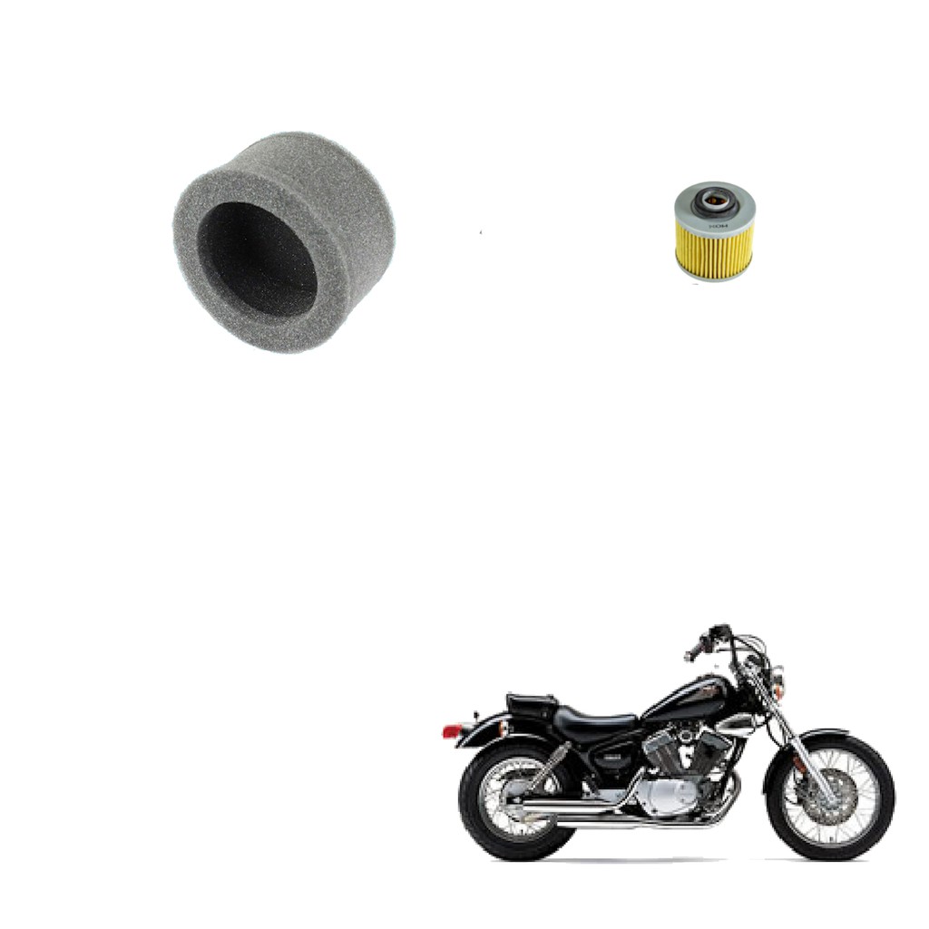 Filtro Oleo + filtro Ar aplicação Yamaha Virago 250