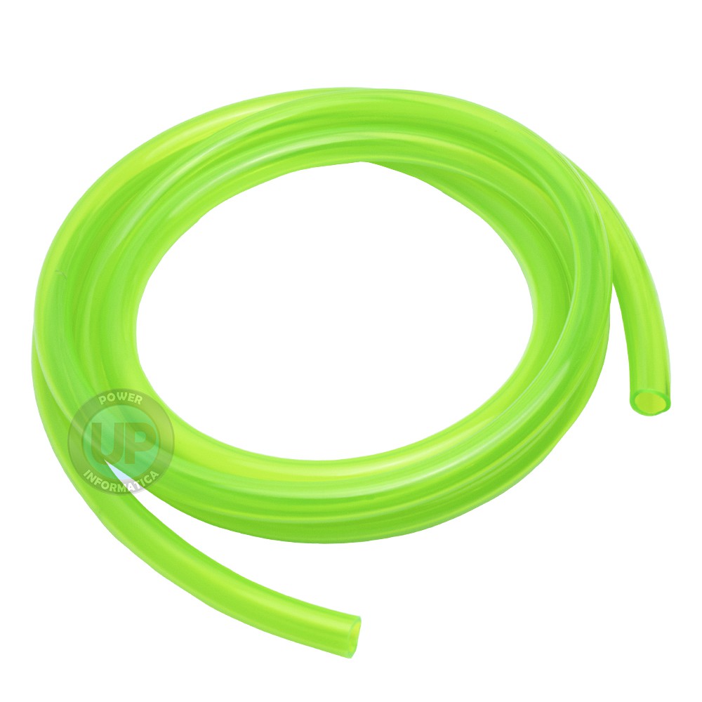 Mangueira 3/8 Verde Semi Transparente Mangueira Siliconada para Water Cooler