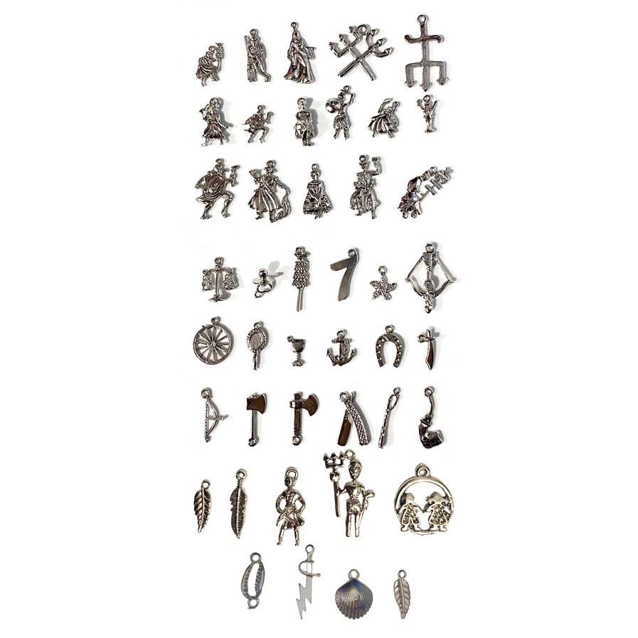 Pingente Umbanda E Candomblé - Ferramentas, entidades e Orixás - para guias, colares, pulseiras e demais artes.