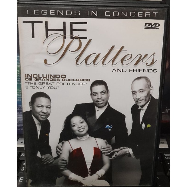 DVD -THE PLATTERS AND FRIENDS-CONSERVADO