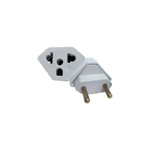 ADAPTADOR DE TOMADA TRIANGULAR | Shopee Brasil