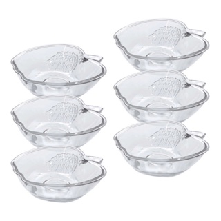 Conjunto Jogo De Sobremesa Tigelas de Maça Vidro Kit Com 6 Peças - 245ml em Oferta na Shopee