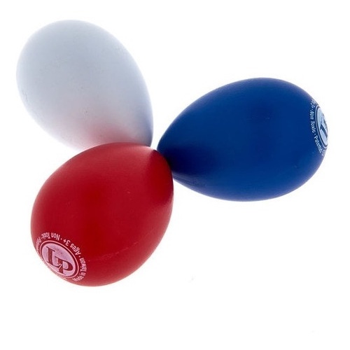 Trio De Ovinho Egg Shaker Trio Lp 016 3 Cores 3 Sons Maraca