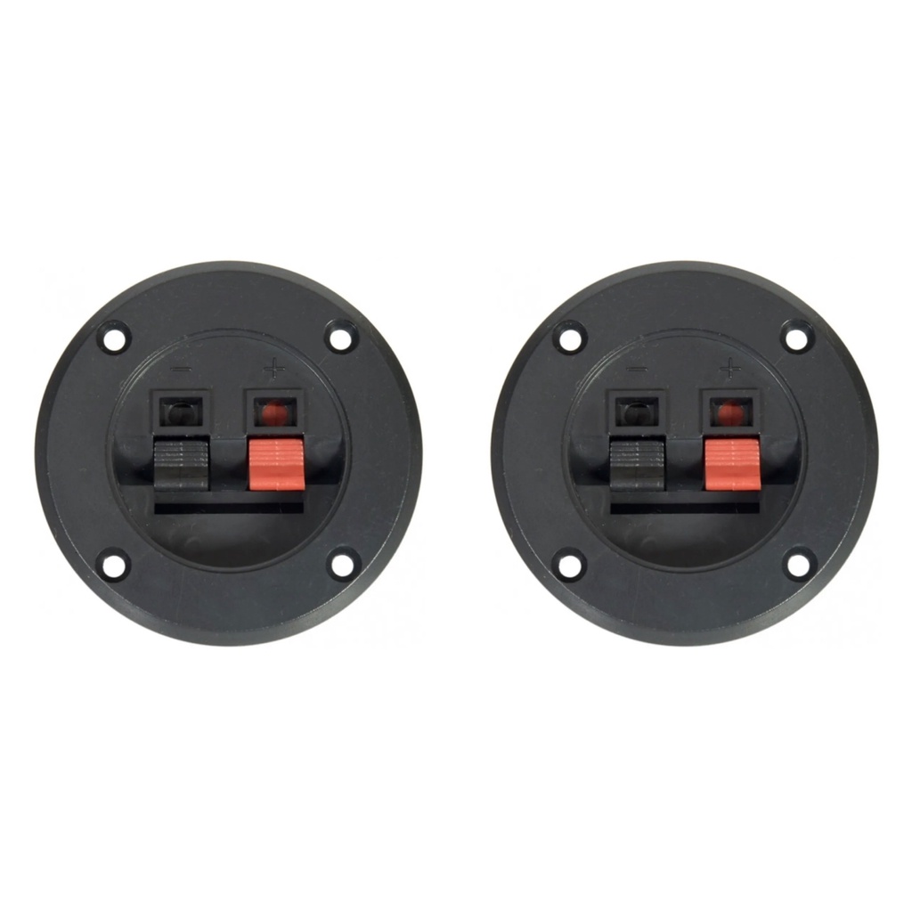 Borne Redondo Para Caixa De Som Automotiva