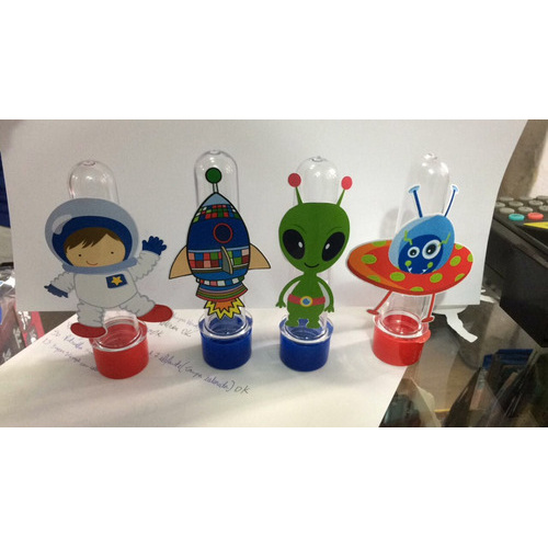 30 Tubete Personalizado 3 D Astronautas