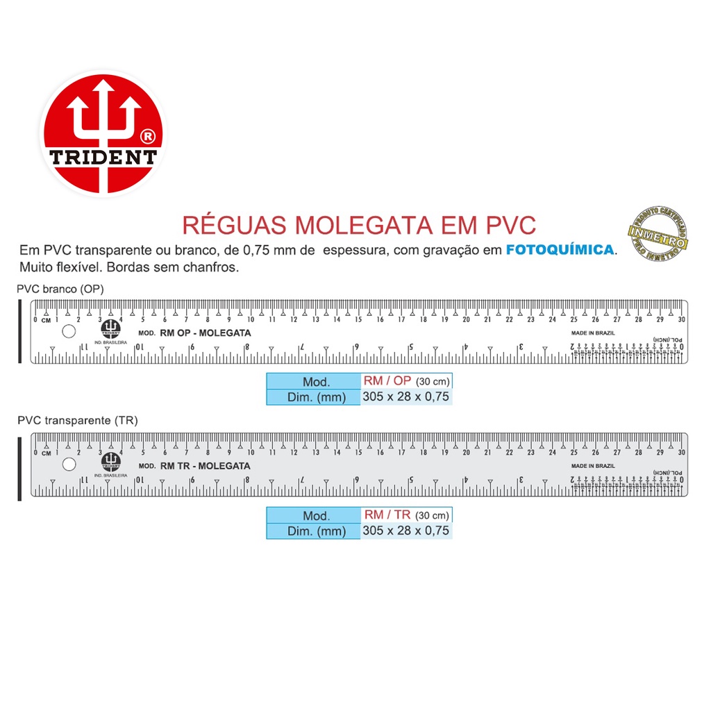 Régua Transparente Flexível: Onde Comprar | BuscaProdutos