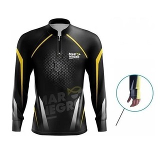 Camisa de Pesca Proteção Solar UV Clean 1 - Mar Negro