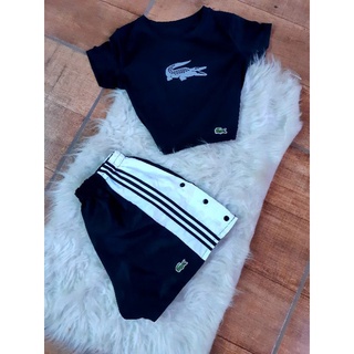 conjunto feminino gringa tumbler short/cropped