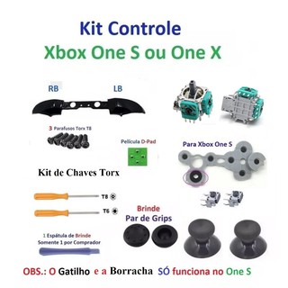 Xbox One S - Kit peças Reparo Controle Xbox One S ou One X - Sk-50