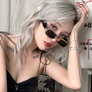 New Small Frame Rectangle Sunglasses For Women Retro Square Sun Glasses Female Personality Shades