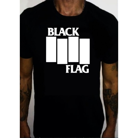 Camiseta Black Flag 2 Shopee Brasil 8297