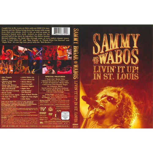 Sammy Hagar And The Wabos-livin It Up! In St. Louis