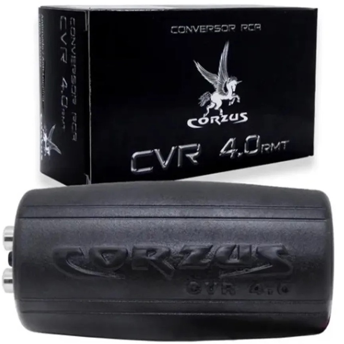 Conversor RCA Corzus Automotivo Alta para Baixa CVR 4.0 Fio para RCA anti ruido
