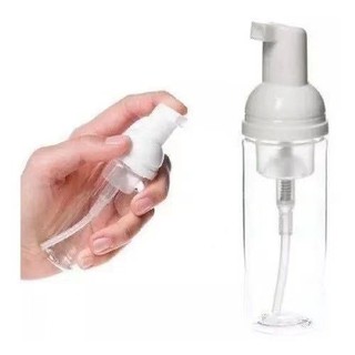 Frasco Pump Espumador Limpeza Cilios E Sobrancelhas