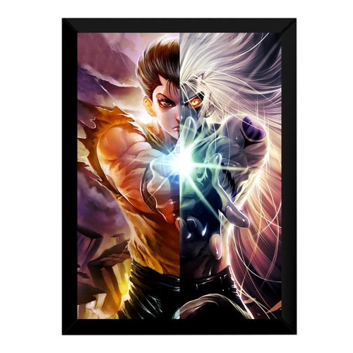 Quadro Yu Yu Hakusho Anime Yusuke Urameshi Transforma O Shopee Brasil