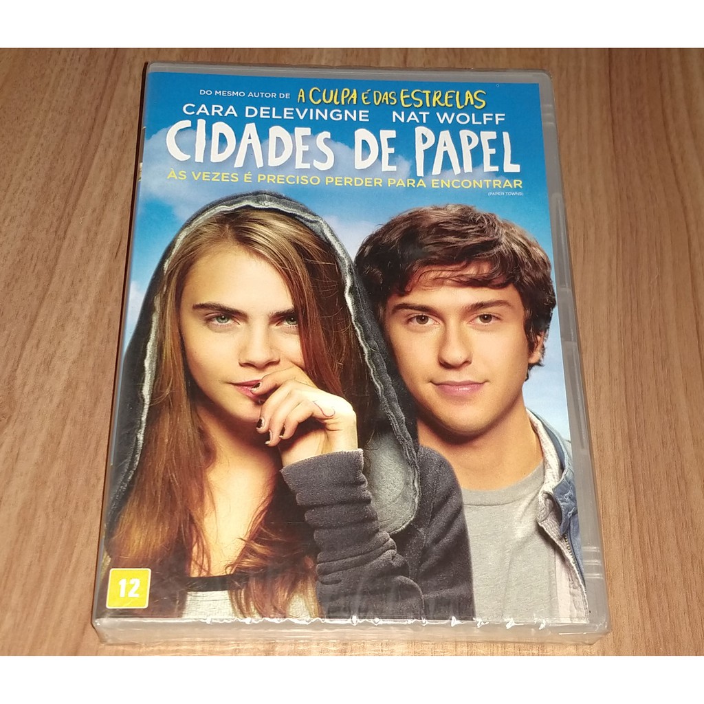 DVD Cidades de Papel (Cara Delevingne / Nat Wolff) novo e lacrado - mesmo autor de "a culpa é das estrelas"
