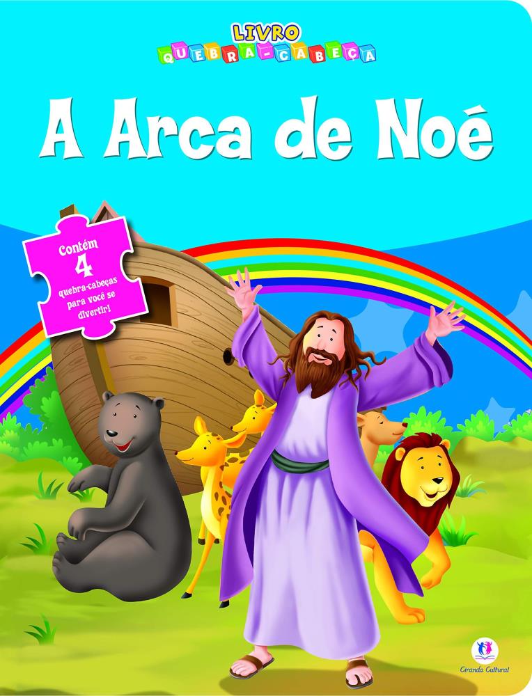 Livro A Arca De Noé Quebra-Cabeças Ciranda Cultural