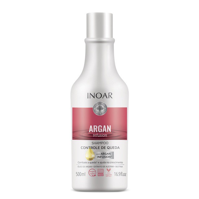 Inoar Argan Infusion Controle de Queda Shampoo 500ml - Beauty