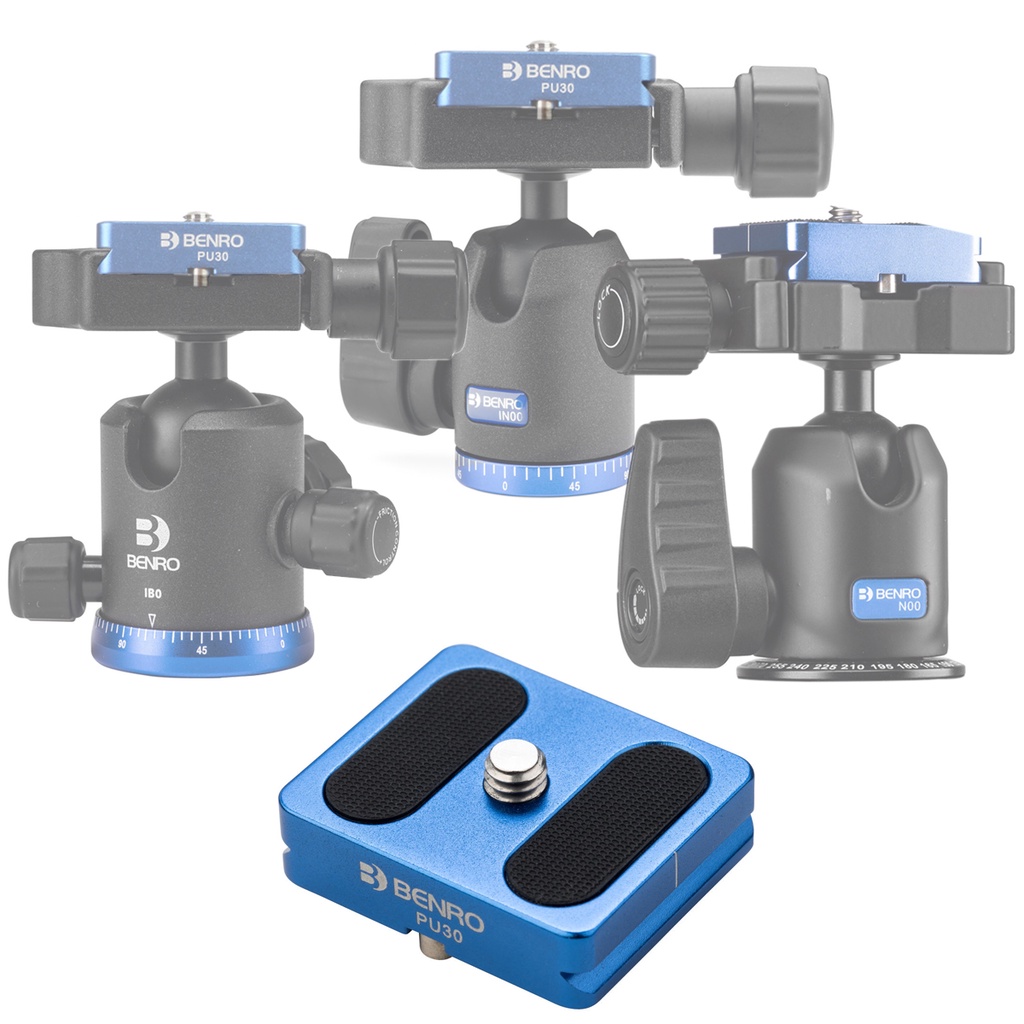 Engate Rápido Benro Pu30 Tipo Arca-Swiss Para Cabeças IB0, IN00 e N00
