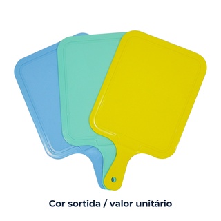 Tábua De Corte Carnes Legumes Plástico Compacta E Resistente