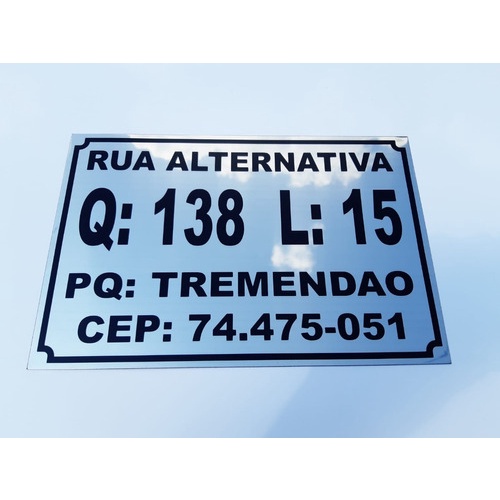 Placa De Rua / Avenida / Beco / Endereço