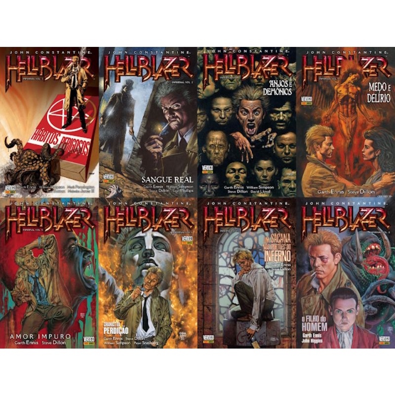 John Constantine / Hellblazer - Infernal (Vol. 1 a 8) Completo