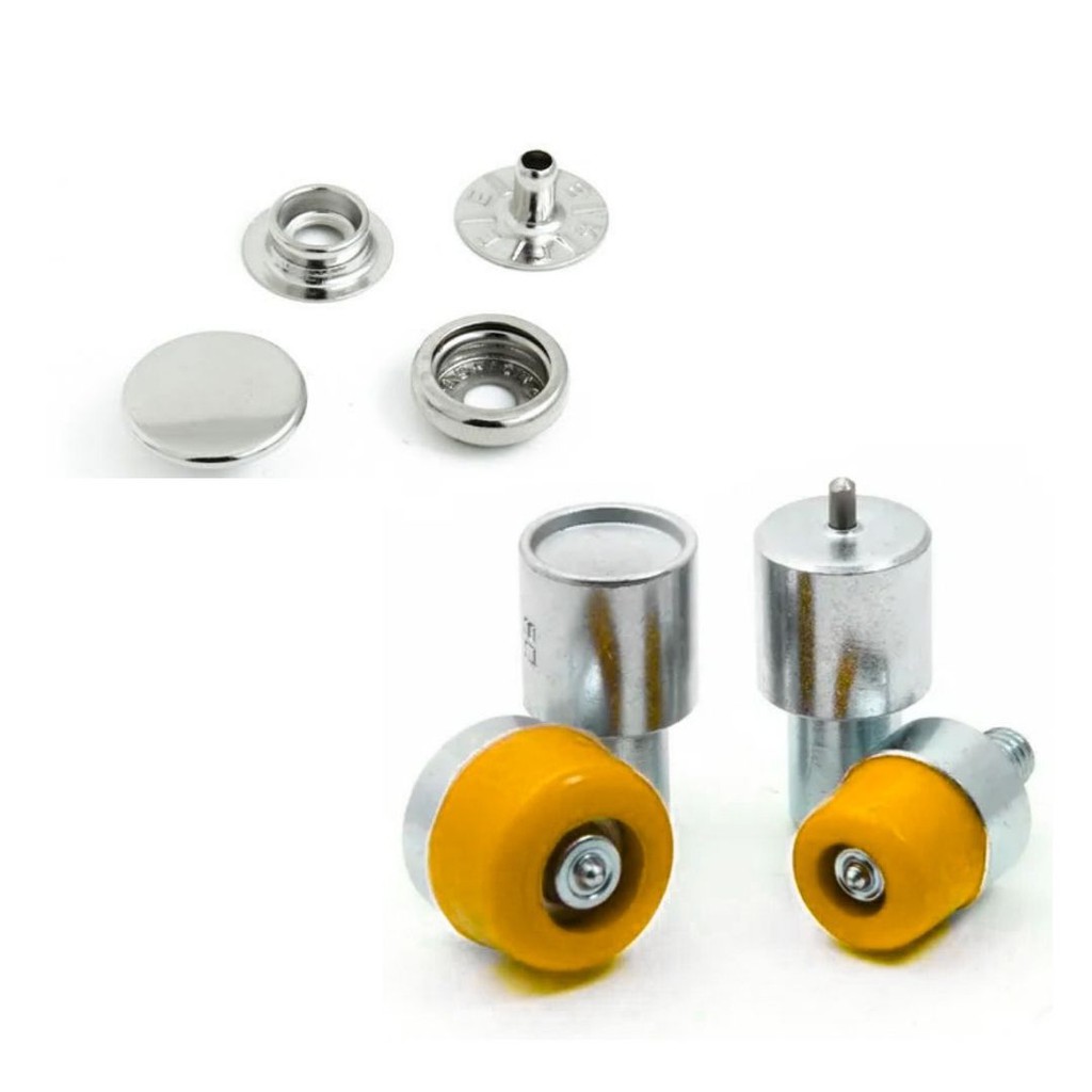 Kit Matriz Botão De Pressão N.80 + Botão N.80 ( 50 Unid )