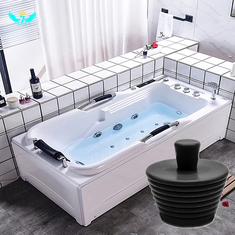 Tampão De Banheira Universal (1Pç, Preto) Hs em Oferta na Shopee