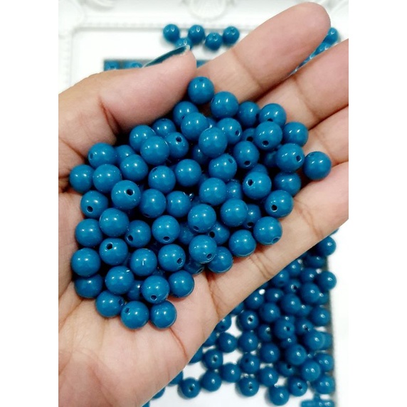 Bola Plástica 8mm Turquesa 200 Peças.