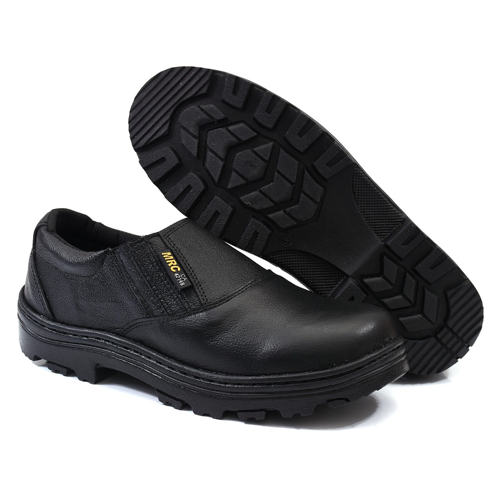 Sapato de Segurança de Couro com CA para Trabalho em Oferta na Shopee
