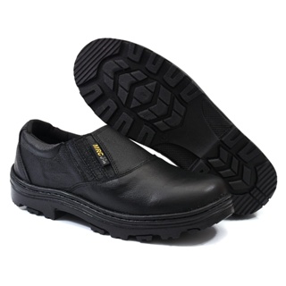 Sapato de Segurança de Couro com CA para Trabalho em Oferta na Shopee