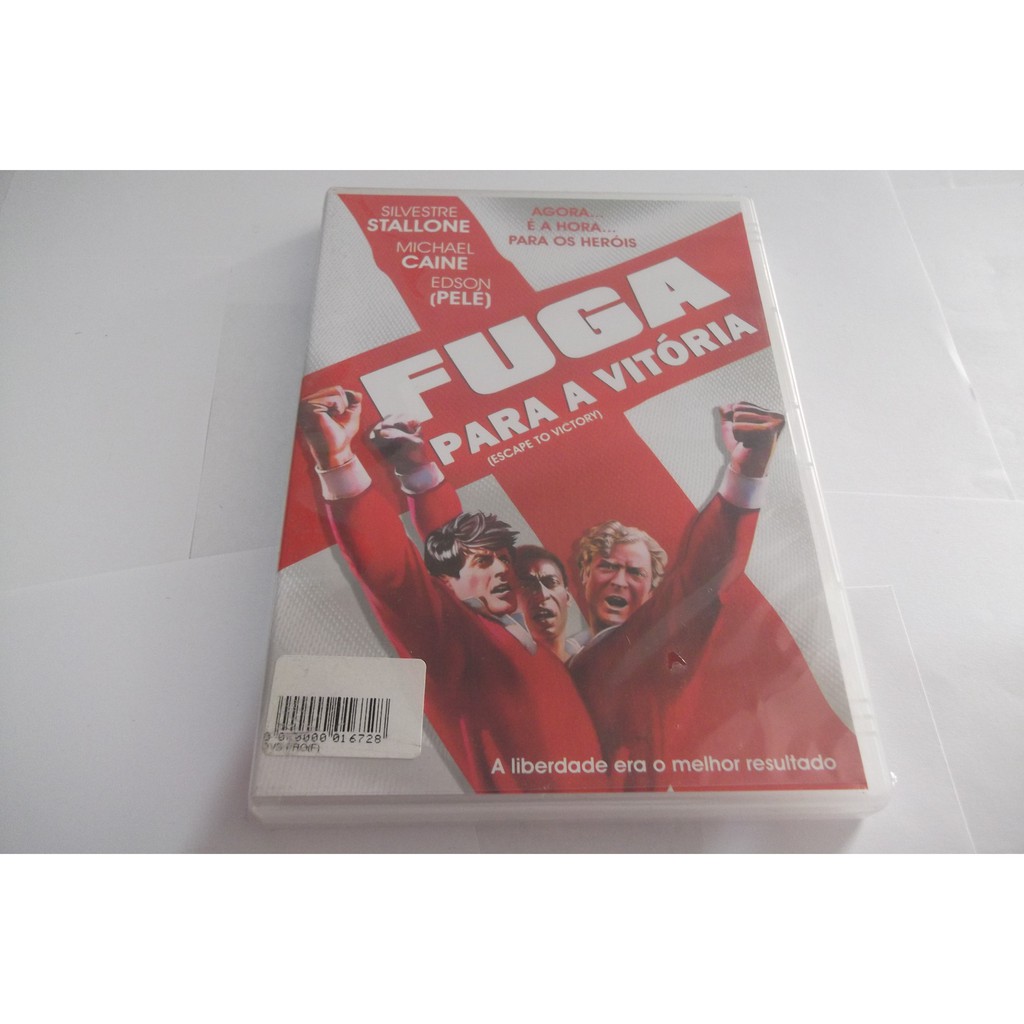 Dvd Fuga Para a Vitória 1981 Michael Caine Sylvester Stallone Pelé Dublado Lacrado