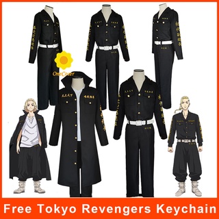 Tóquio Revengers Anime Manjiro Sano Cosplay Ken Ryuguji Traje Takemichi Haori Kimono Roupa Exterior Casaco Toman E De Inverno Halloween Diária