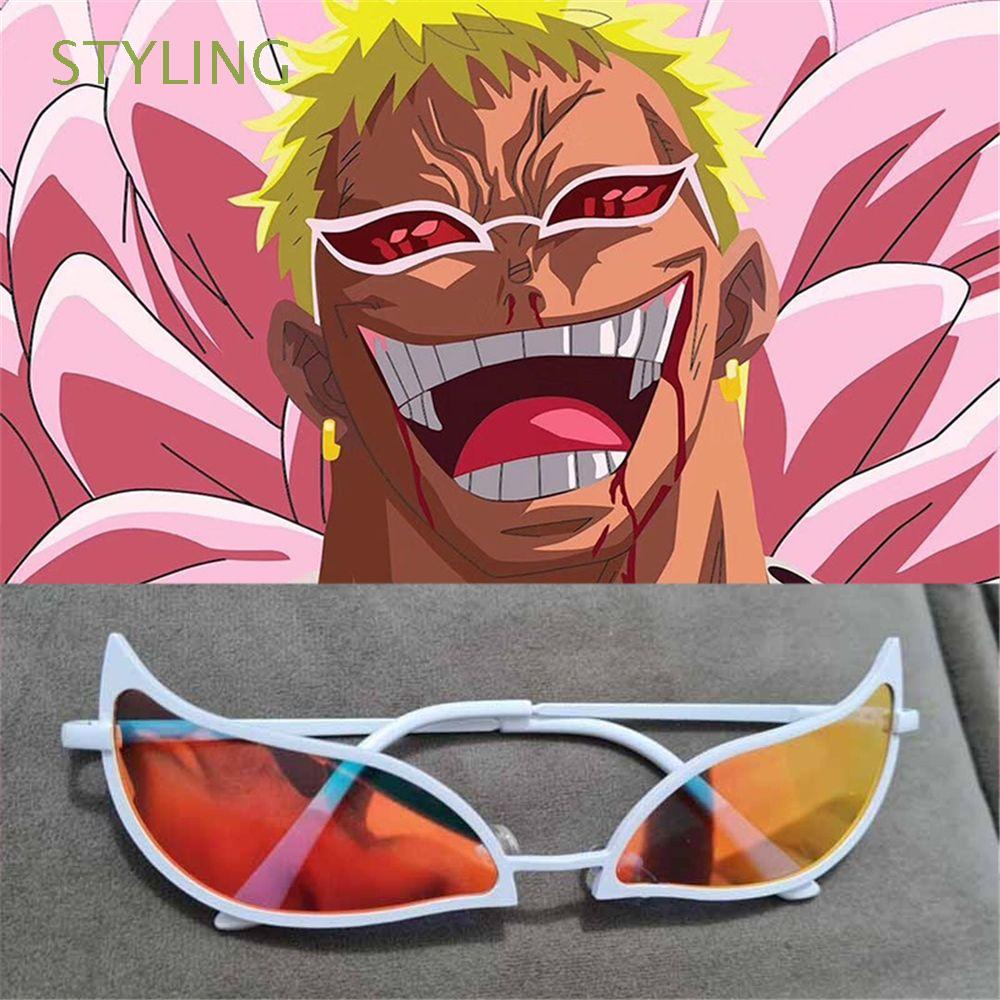 Óculos De Sol Moderno One Piece Cosplay Anime Doflamingo | Shopee Brasil