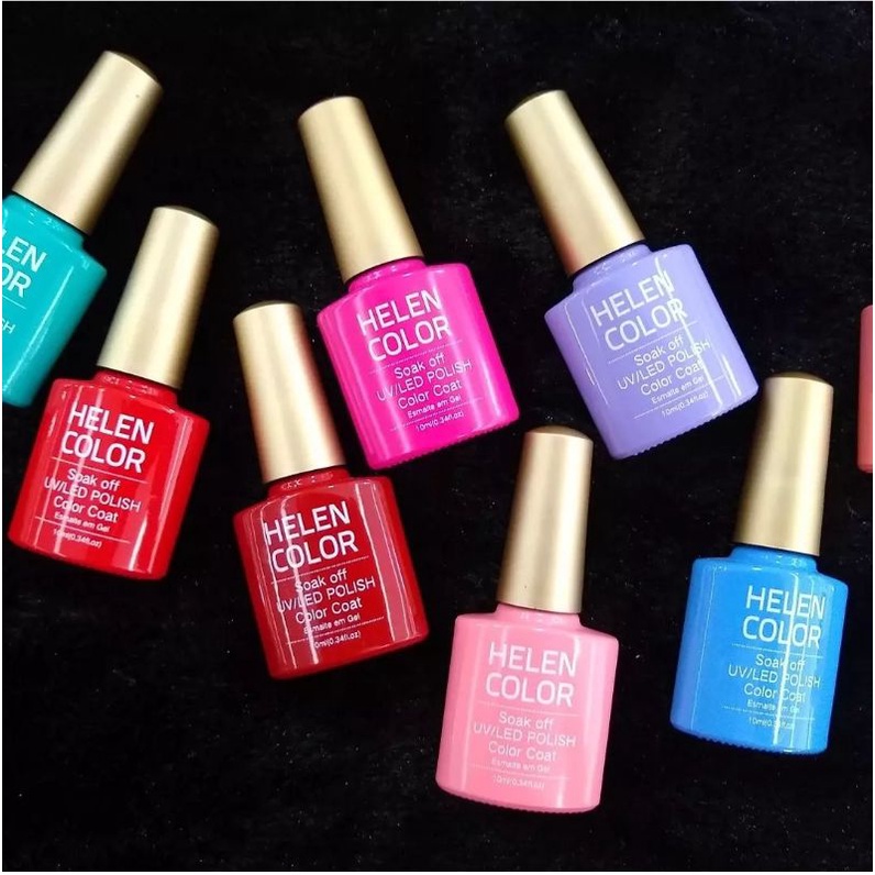 esmalte em gel Helen color com anvisa | Shopee Brasil