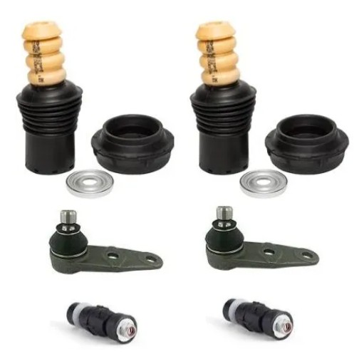 Kit Coxim Batente Amortecedor Pivô Bieleta - Clio 99 A 2012 em Oferta na Shopee