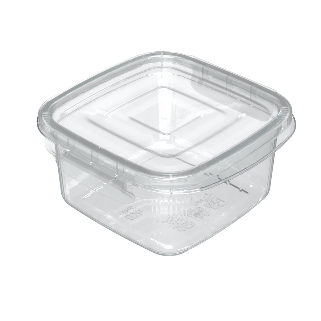 Pote Quadrado Medio C/travas 860 Ml Nitron em Oferta na Shopee