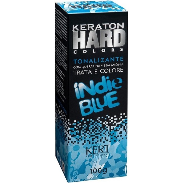 Tonalizante Keraton Hard Colors 100g Índie Blue