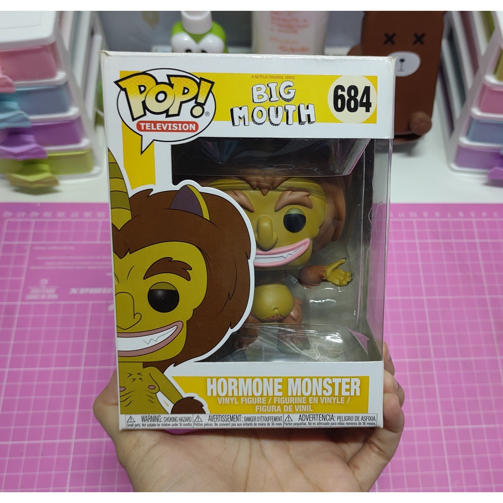Funko Pop Hormone Monster 684 Big Mouth original Vaulted Shopee Brasil