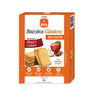 Biscoito Clássico Belfar sabor Maçã e Canela Display 3 un de 28,7g - Olvebra
