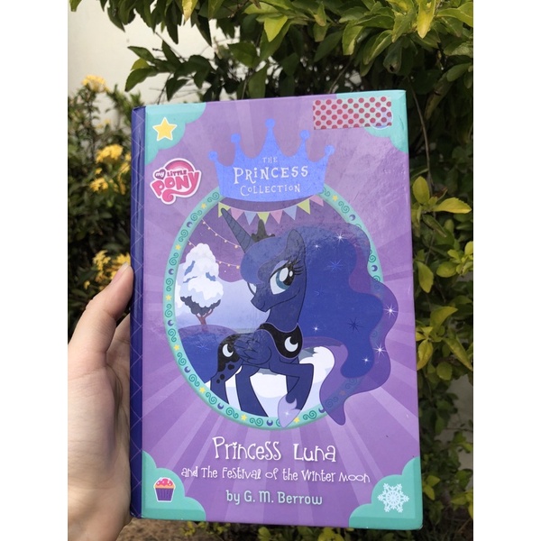 My little pony princesa Luna livro raro G4 princess festival of the winter  moon | Shopee Brasil