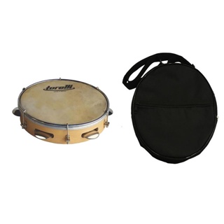 Pandeiro de Pele Couro Torelli (Tp300) + Capa Simples em Oferta na Shopee