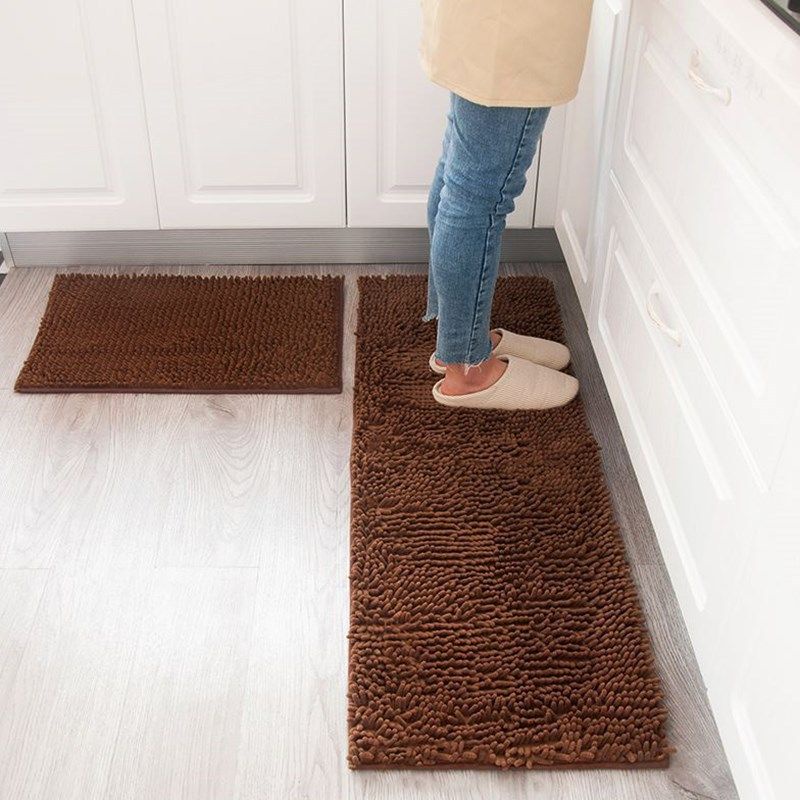 Passadeira Tapete Diferentes Medidas Pelo Macarrão Sintético Cozinha Quarto Banheiro Antiderrapante em Oferta na Shopee