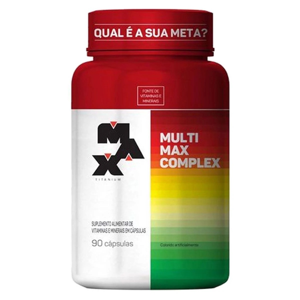 Multivitamínico - Multimax Complex 90 Caps - Max Titanium