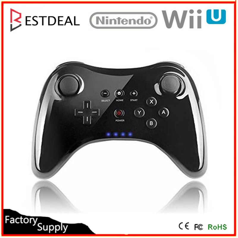 Sem fio classic pro controller joystick gamepad para nintendo wii u pro com cabo usb controlador